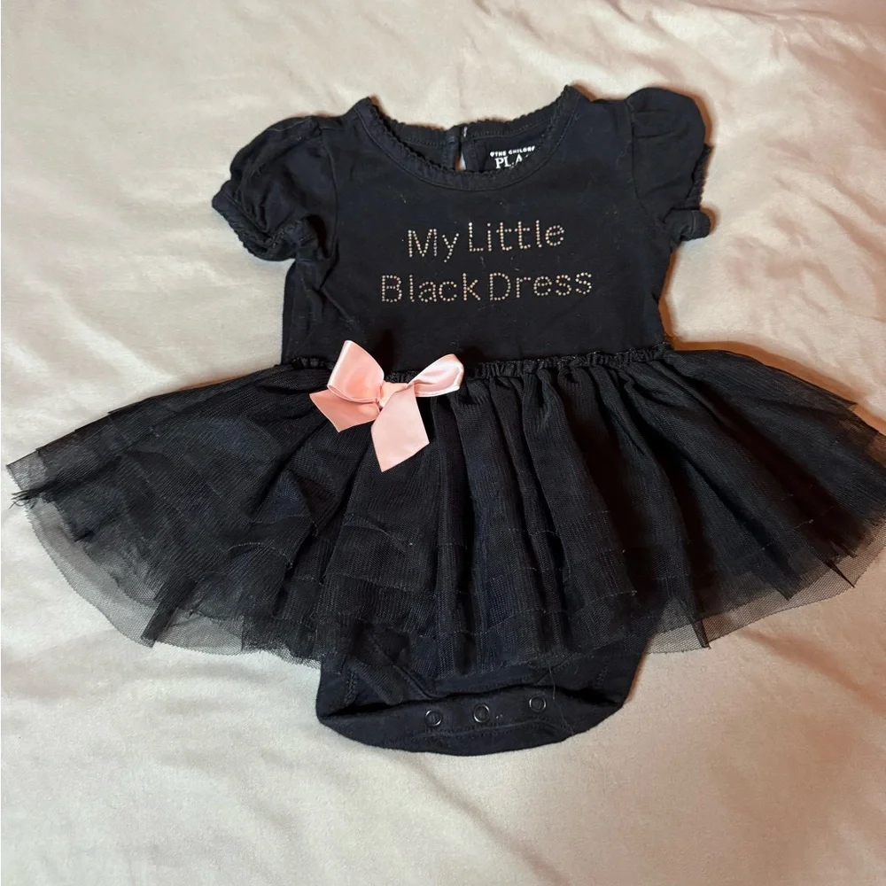 🖤 Children’s Place “My Little Black Dress” Baby Girl‎ Tutu Dress 🖤